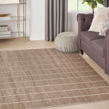 nourison serenity home srh05 mocha ivory rug