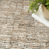 nourison sustainable trends sut06 ivory mocha rug