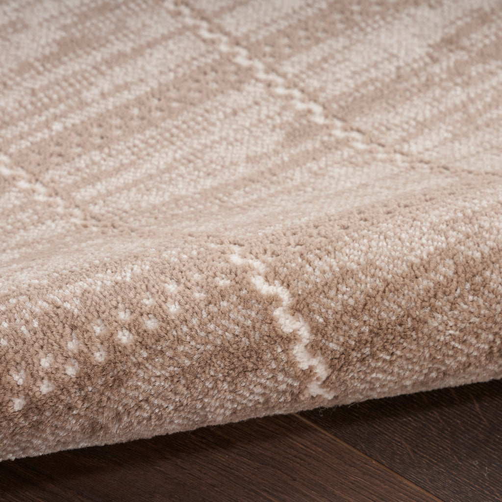 nourison serenity home srh05 mocha ivory rug