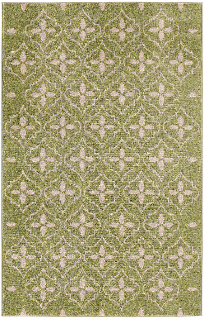 nourison nourison essentials nre04 green ivory rug