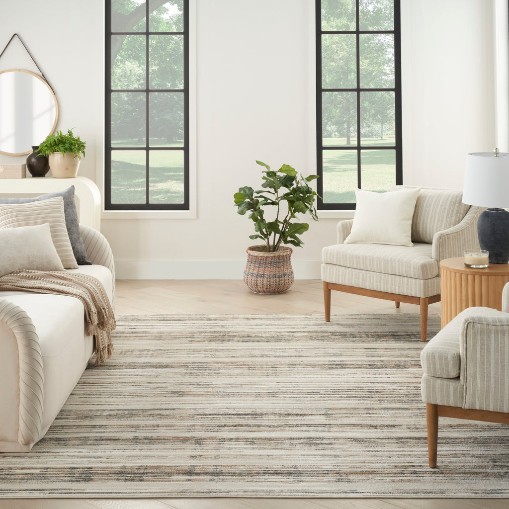 nourison serenity home srh03 ivory beige rug
