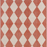 nourison positano pos04 terracotta rug