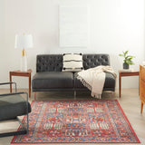 nourison fulton ful05 red rug