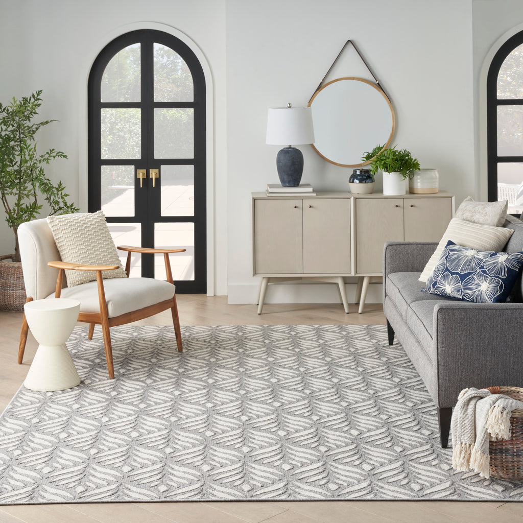 nourison aloha alh35 grey rug