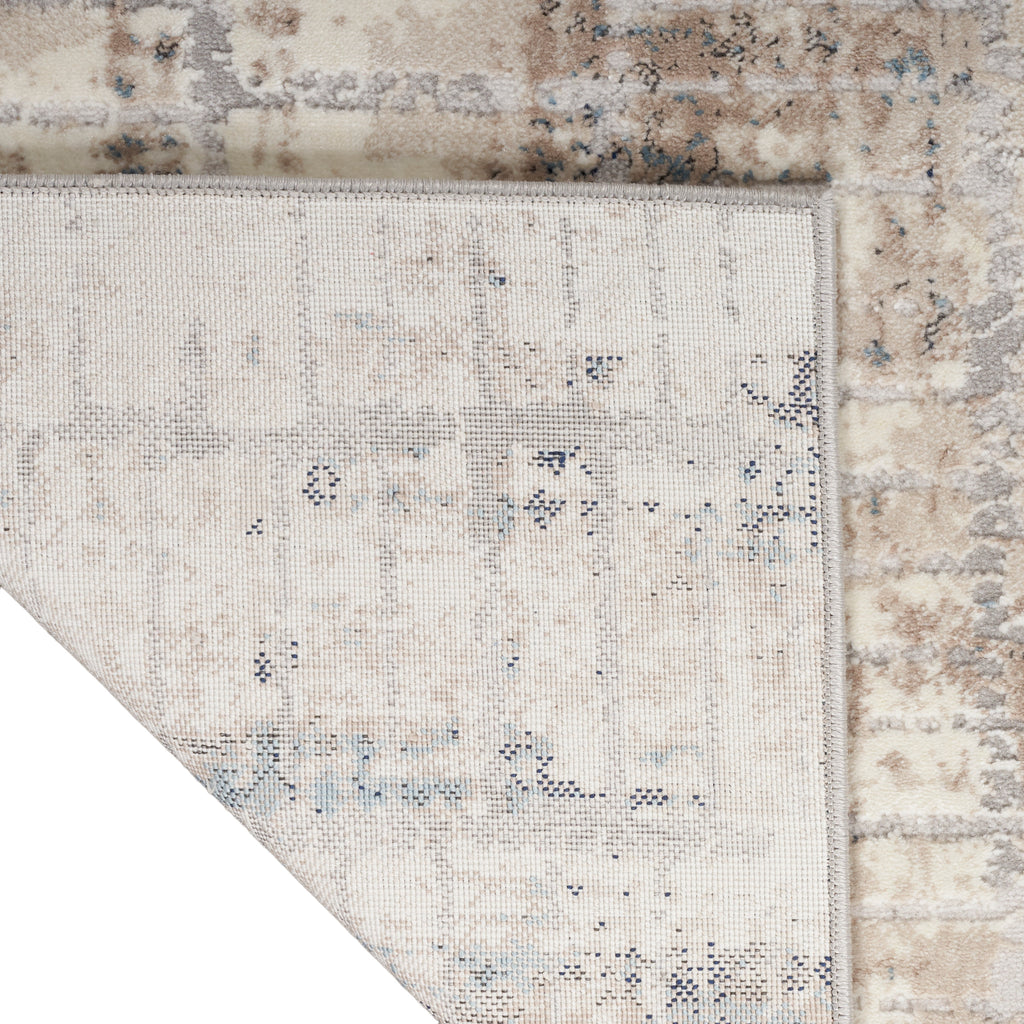 nourison ck022 infinity ifn02 ivory grey blue rug