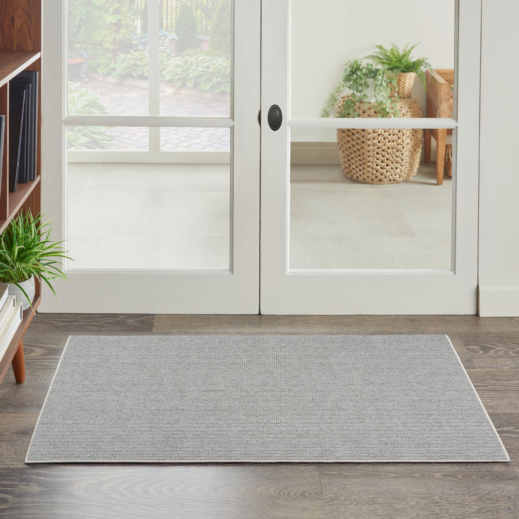 nourison natural texture ntx01 ivory grey rug