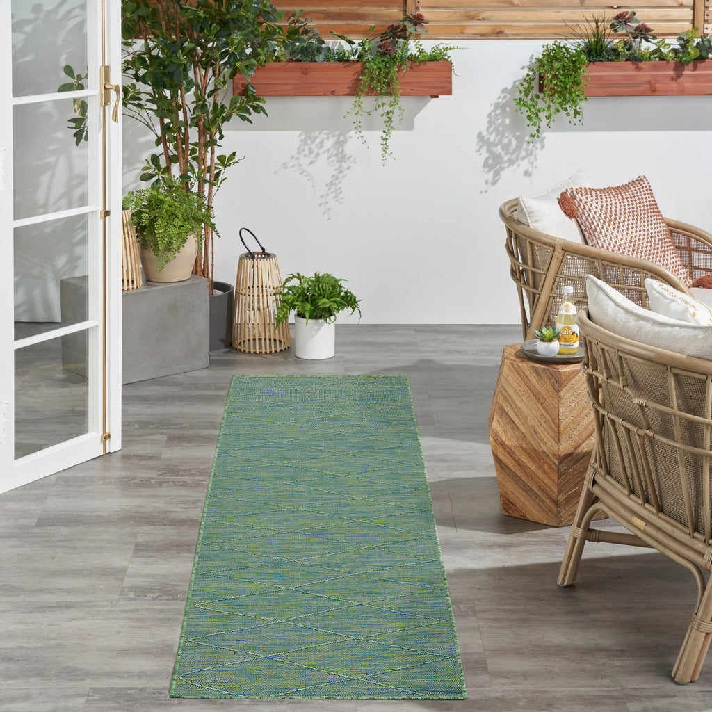 nourison washable solutions wsl01 blue green rug