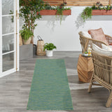 nourison washable solutions wsl01 blue green rug