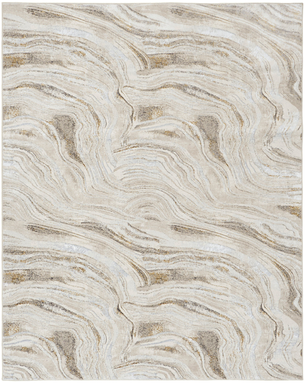 nourison glitz glz22 grey gold rug