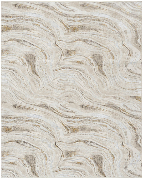nourison glitz glz22 grey gold rug