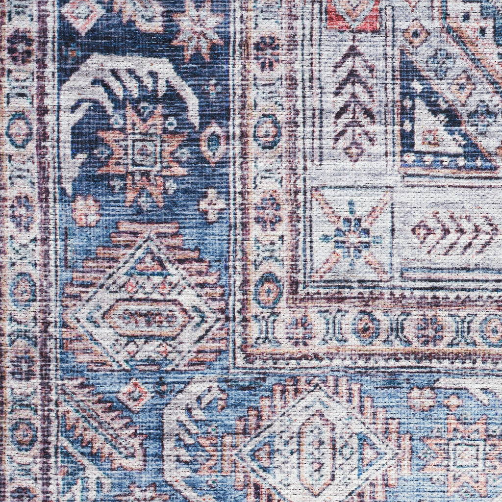 nourison grand washables grw01 blue multicolor rug
