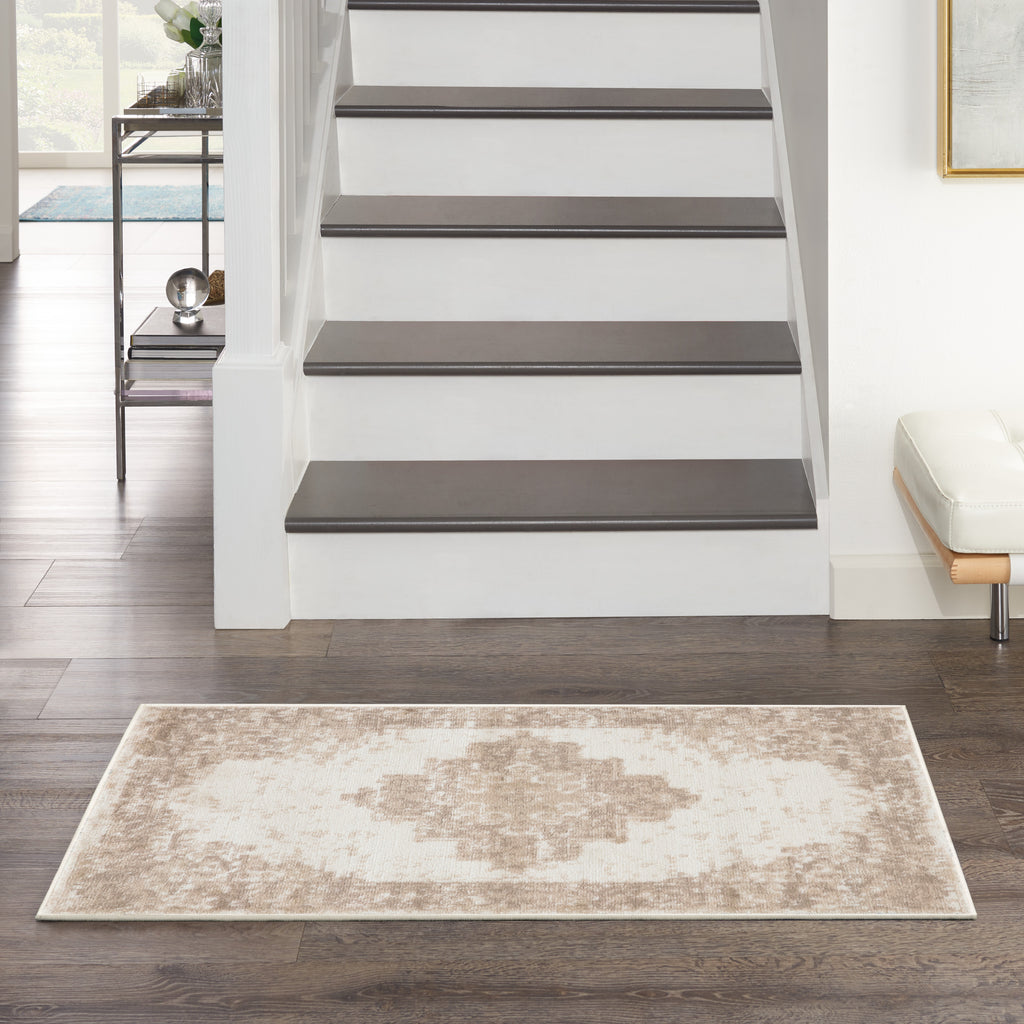 nourison grafix grf14 ivory beige rug