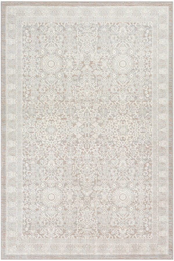 nourison eco cycle ecy01 silver ivory rug