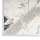 nourison elation etn11 ivory grey rug