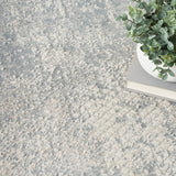 nourison exhale exl01 light grey rug