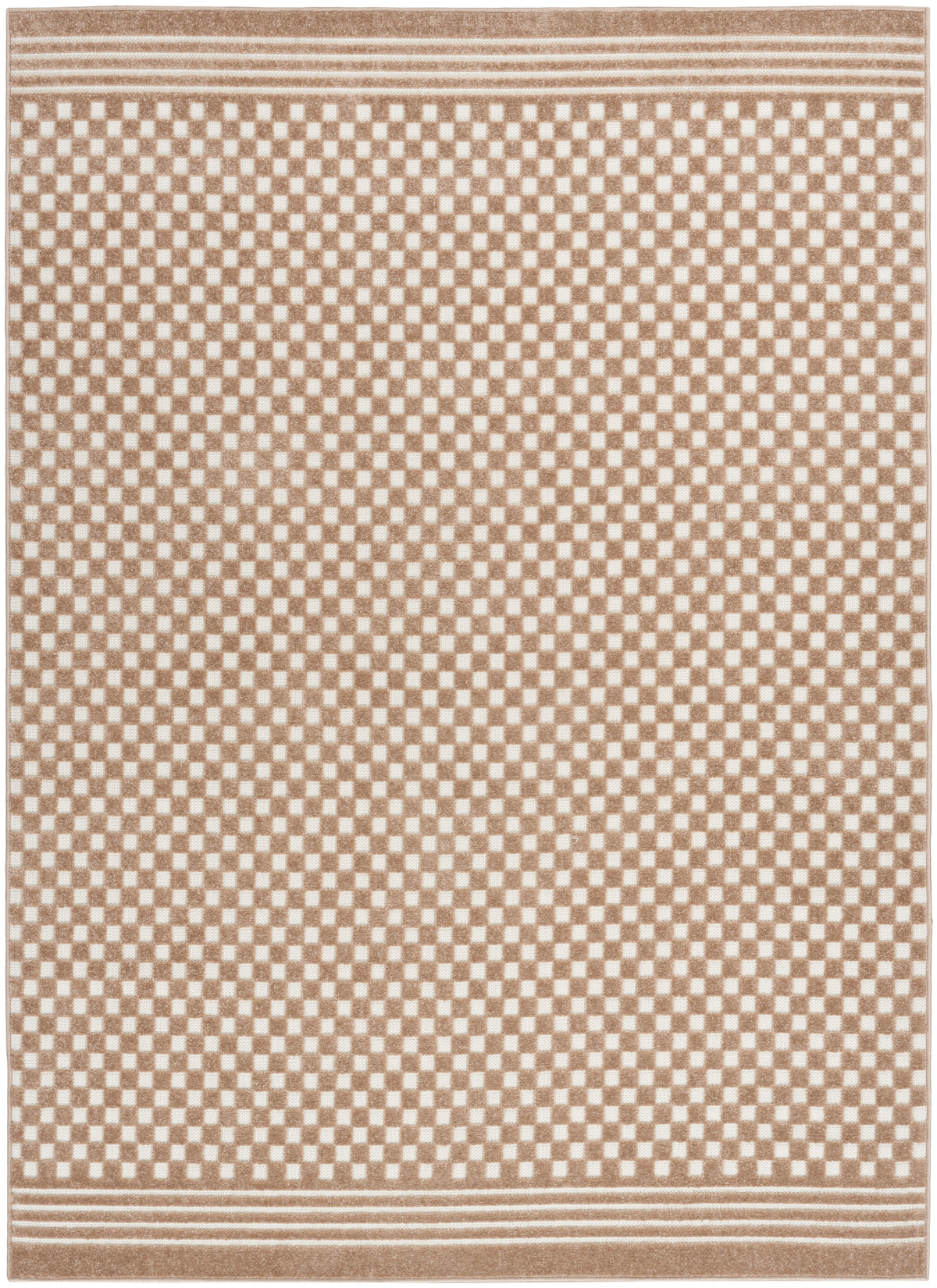 nourison care free caf02 brown rug