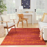 nourison nourison essentials nre03 red rug
