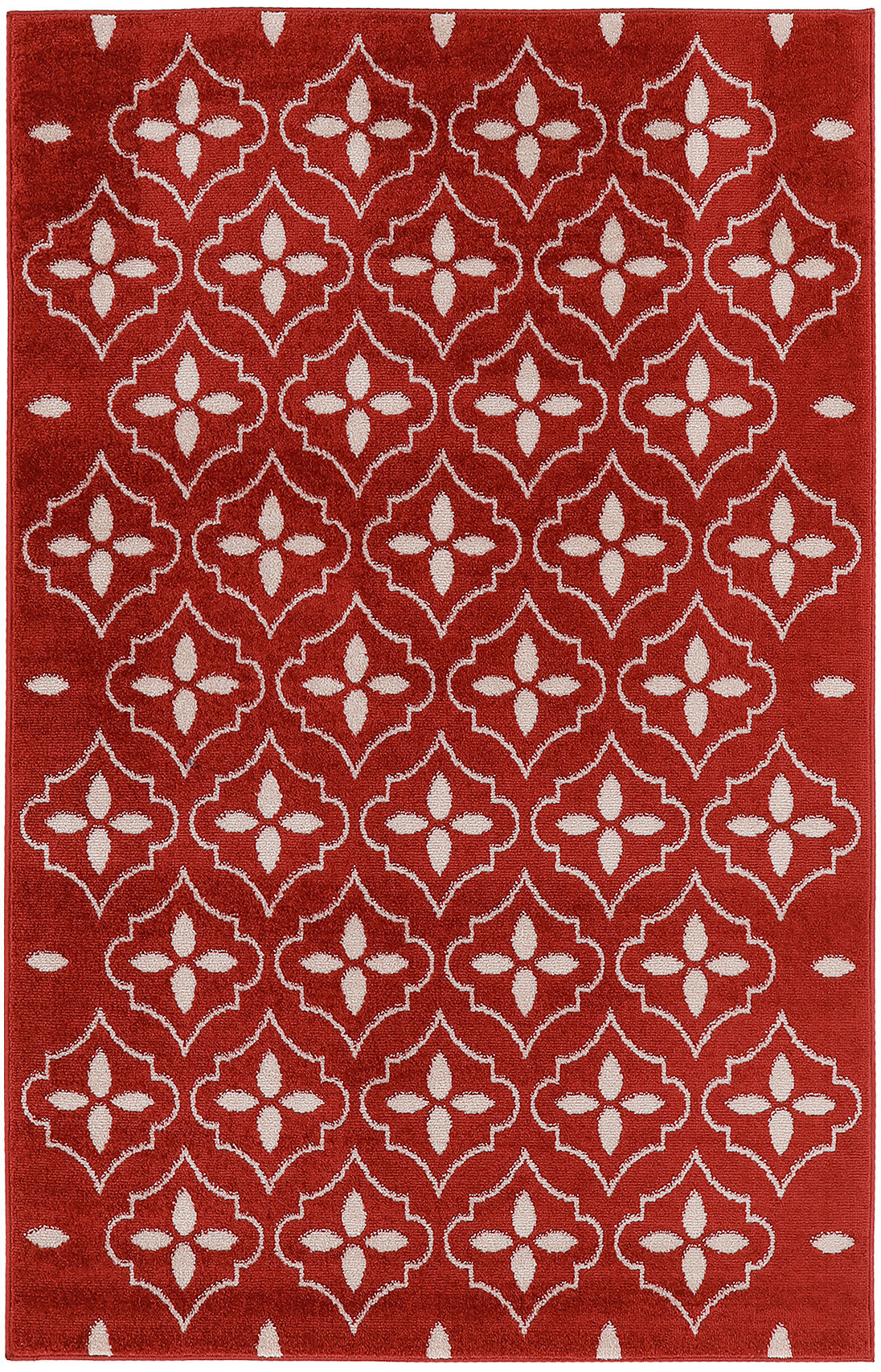 nourison nourison essentials nre04 brick ivory rug