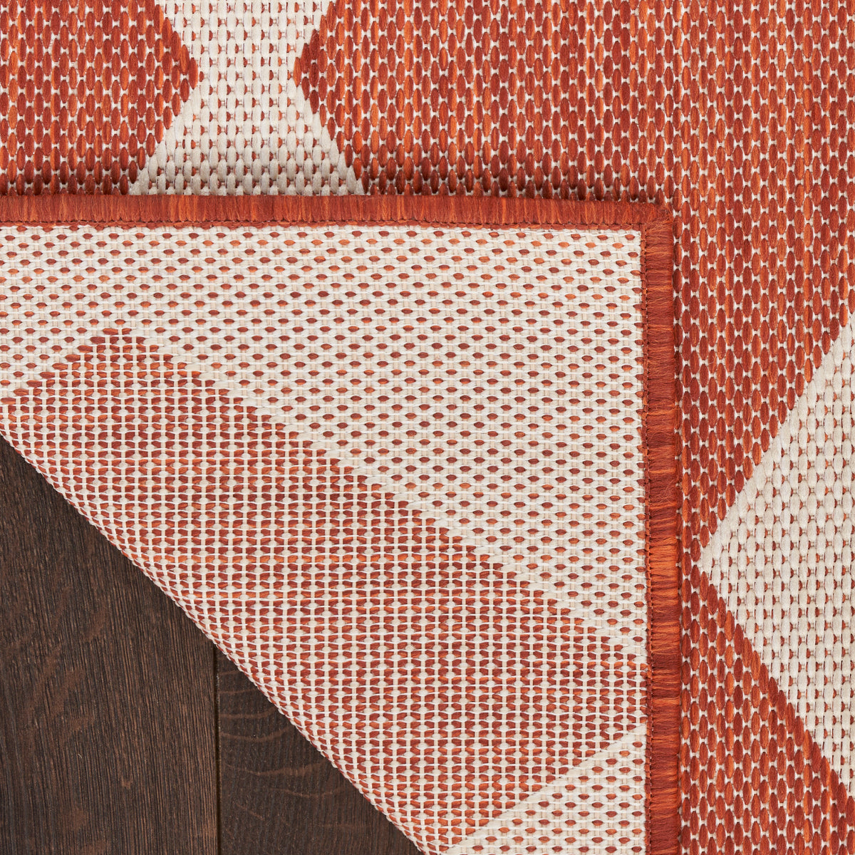 nourison positano pos04 terracotta rug