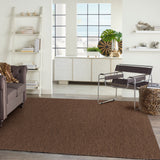 nourison washable solutions wsl01 mocha rug
