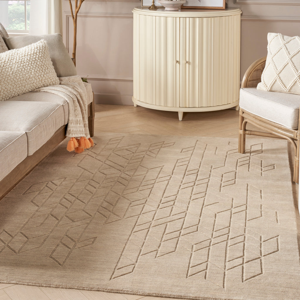 nourison alessia ale01 beige rug