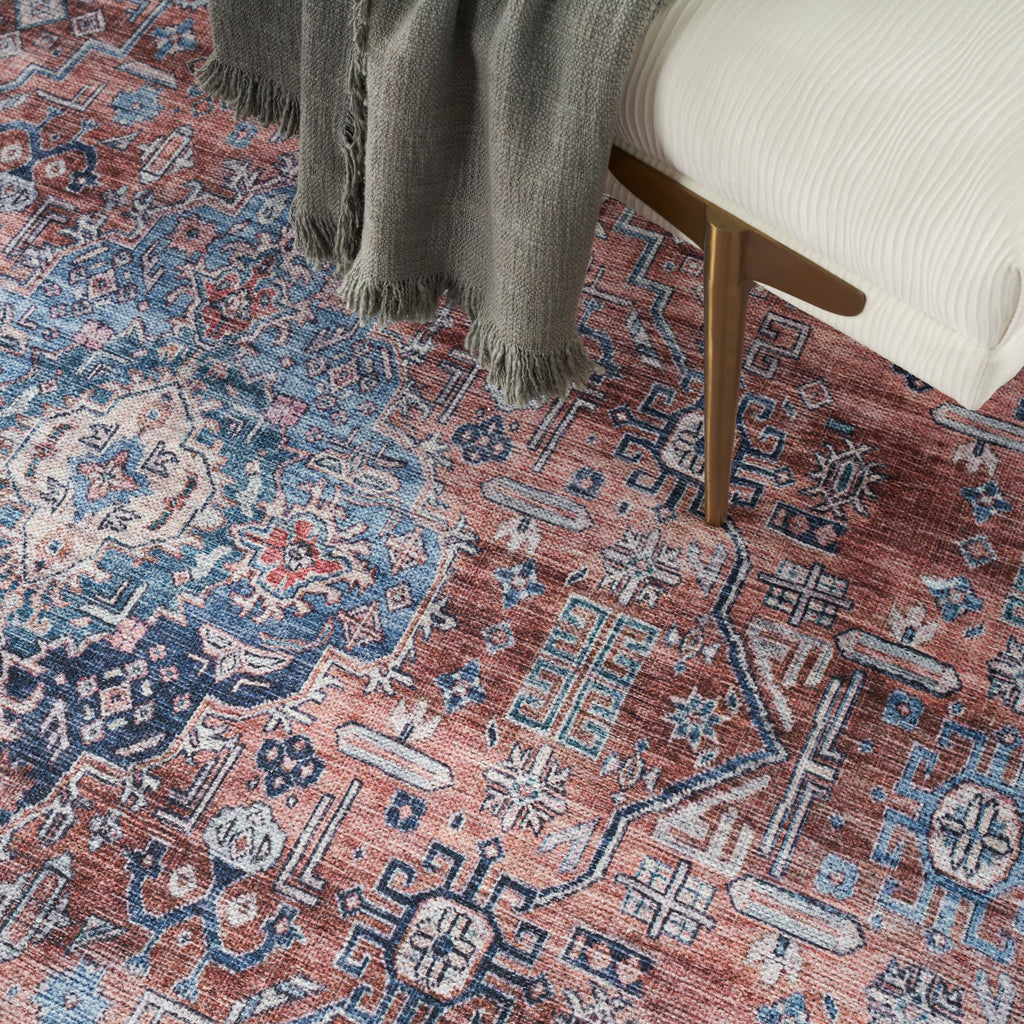 nourison grand washables grw01 blue multicolor rug