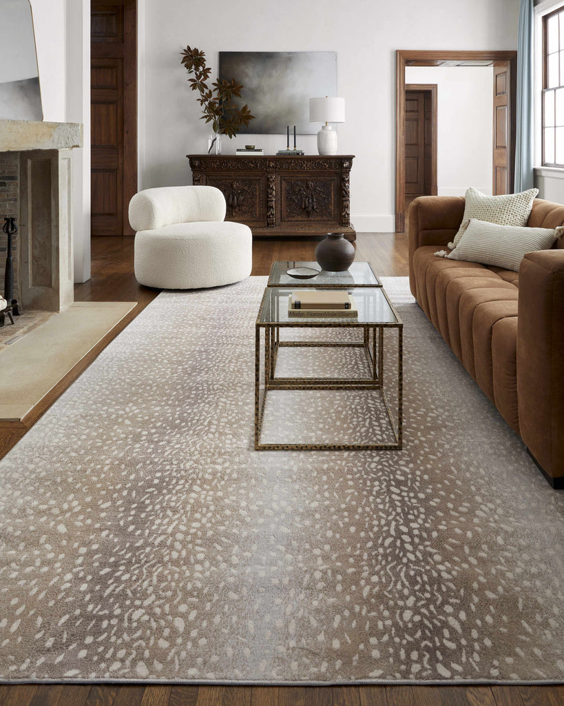 Hauteloom Pointblank PNTB Gray Machine Made Polypropylene Rug