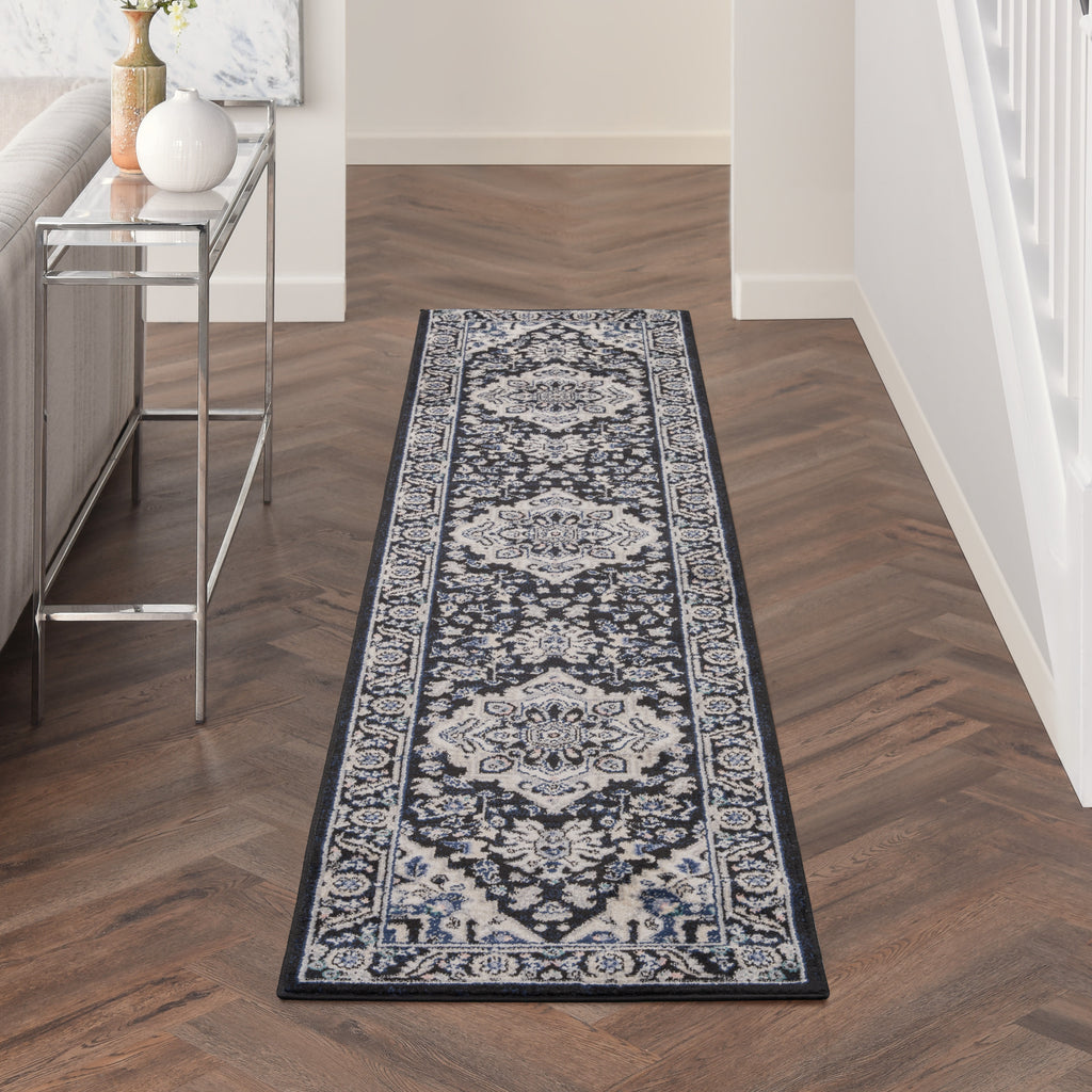 nourison passion psn33 black ivory rug