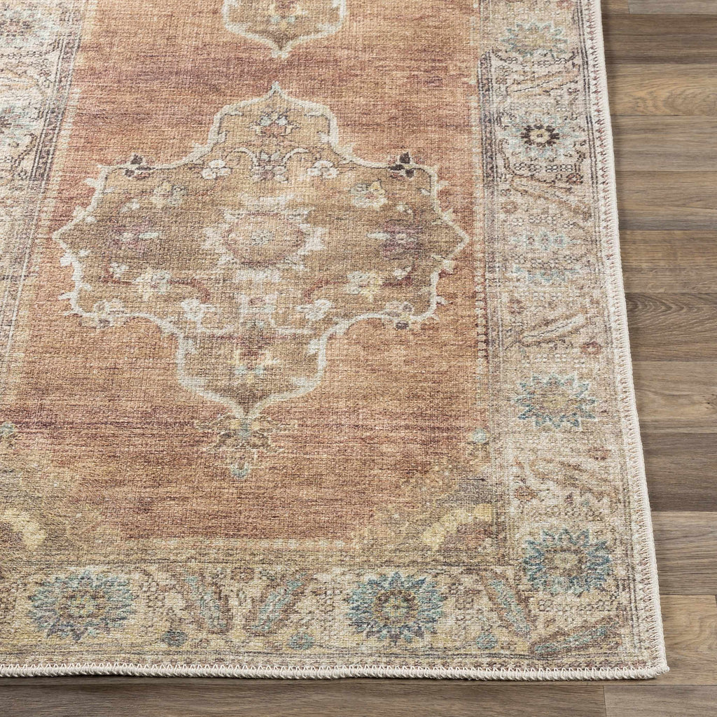 Hauteloom Powhatan POWHA Camel Machine Made Chenille-Polyester Rug