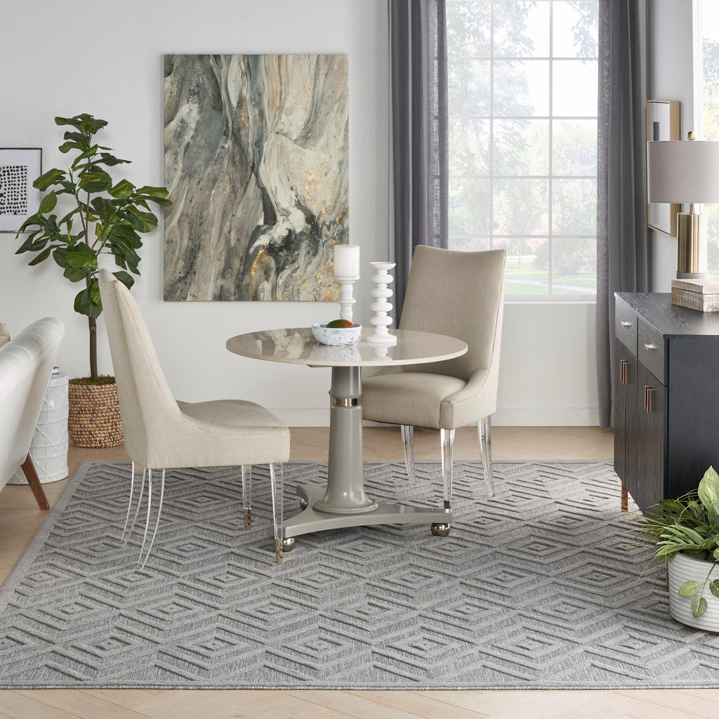 nourison versatile nrv01 silver grey rug