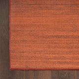 nourison washable essentials wae01 brick rug