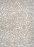 nourison ambiance ami02 grey silver rug