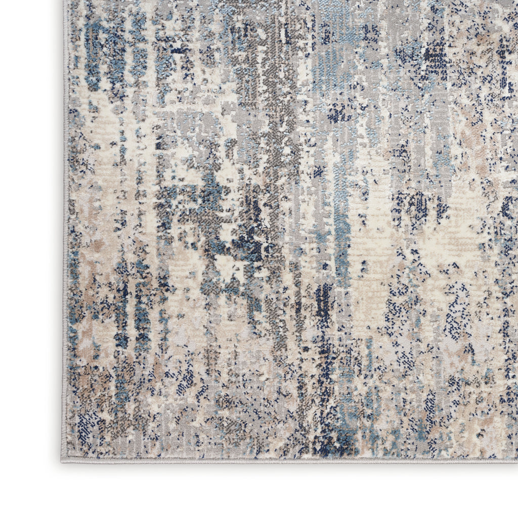 nourison ck022 infinity ifn04 ivory grey blue rug