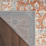 nourison astra machine washable asw11 denim multicolor rug