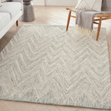 nourison interlock itl04 teal rug