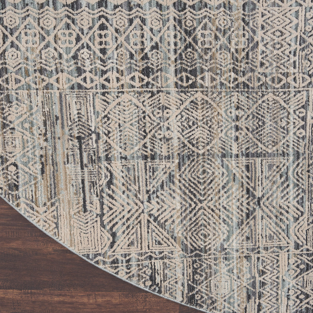 nourison lynx lnx06 ivory blue rug