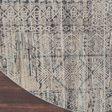 nourison lynx lnx06 ivory blue rug