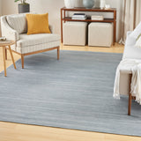 nourison washable essentials wae01 aqua rug