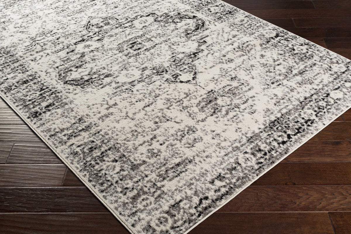 Hauteloom Park PRKOS Medium Gray Machine Made Polypropylene Rug