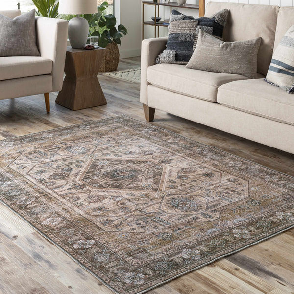 Hauteloom Progress PROGR Ice Blue Machine Made Polyester Rug