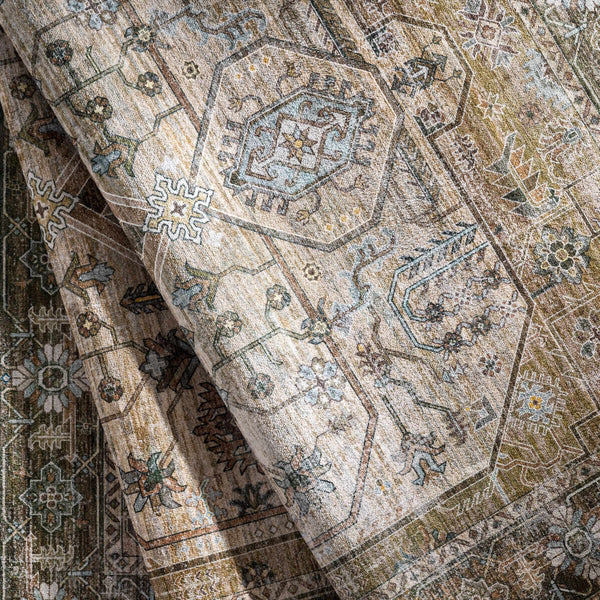 Hauteloom Progress PROGR Ice Blue Machine Made Polyester Rug
