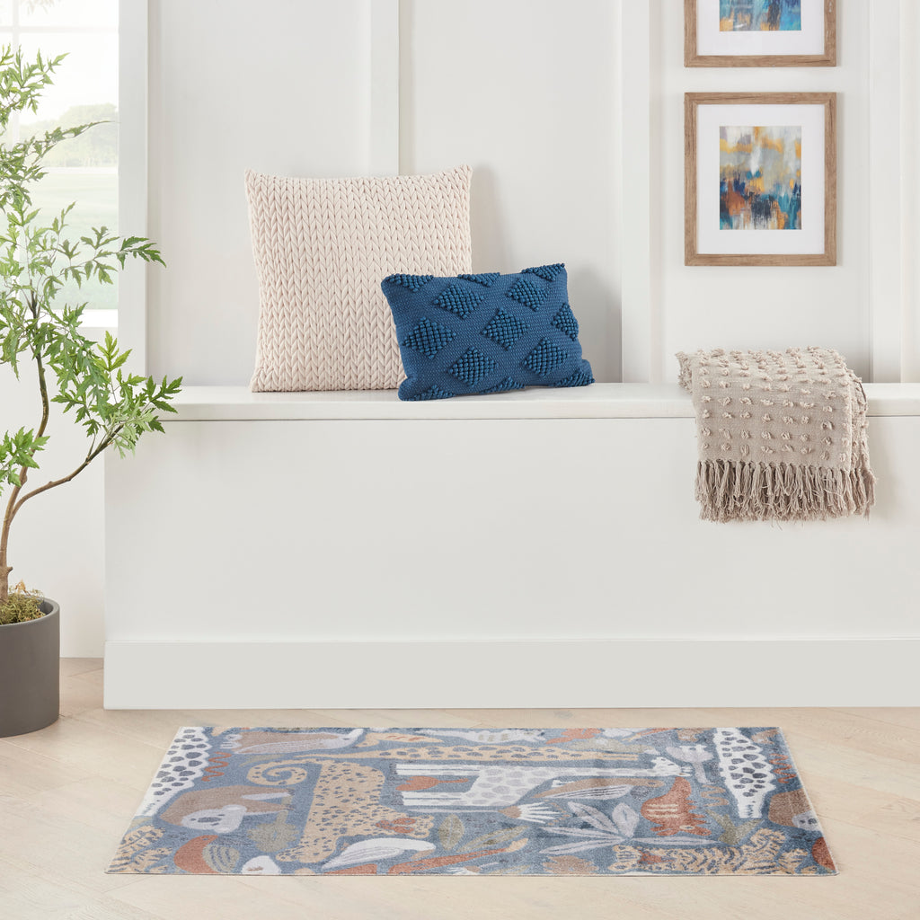 nourison astra machine washable asw01 multicolor rug