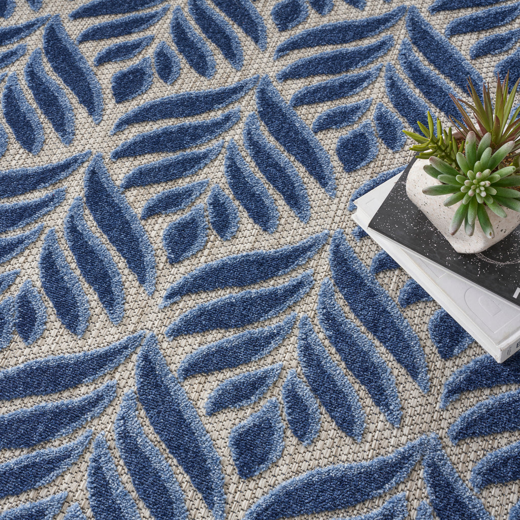 nourison aloha alh35 blue rug