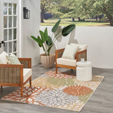 nourison aloha alh05 ivory multicolor rug