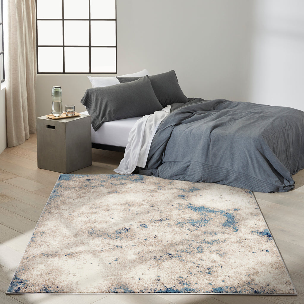 nourison ck022 infinity ifn05 ivory grey blue rug