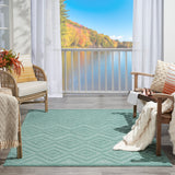 nourison versatile nrv01 aqua teal rug