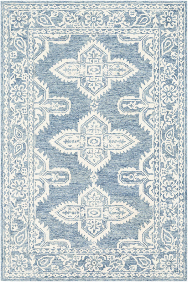 Hauteloom Passaic PSS Blue Hand Tufted Wool Rug