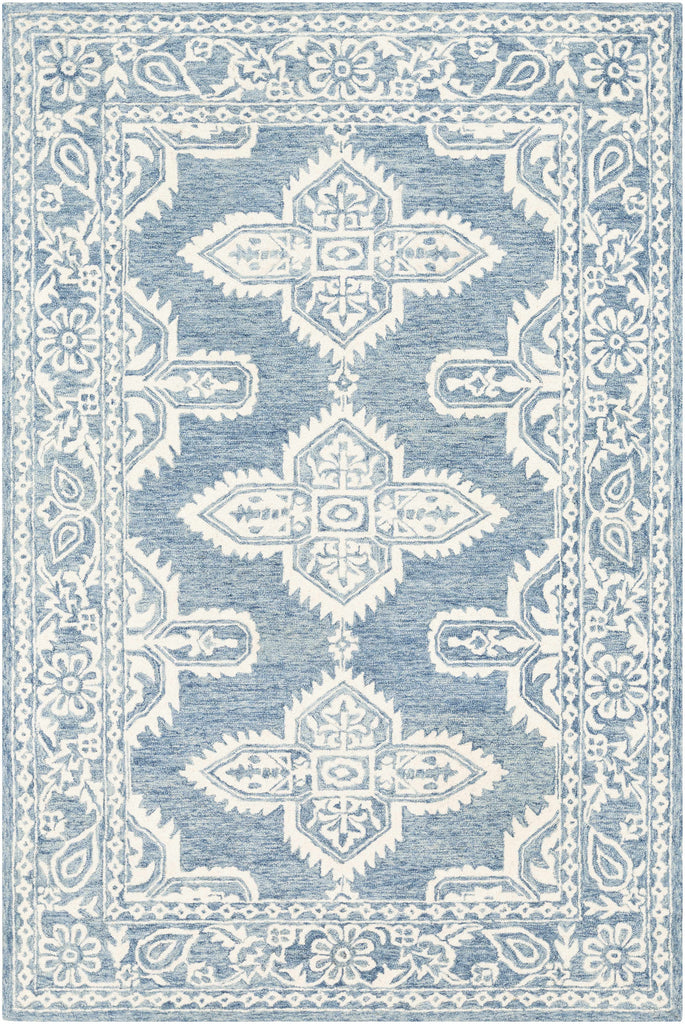 Hauteloom Passaic PSS Blue Hand Tufted Wool Rug
