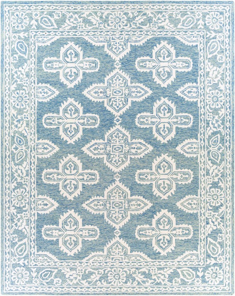 Hauteloom Passaic PSS Blue Hand Tufted Wool Rug