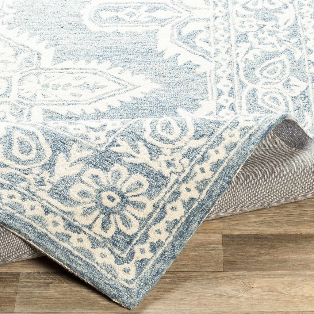 Hauteloom Passaic PSS Blue Hand Tufted Wool Rug